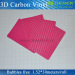 New Rose Red 3D Carbon Fiber Vinyl Roll for Car Wrapping