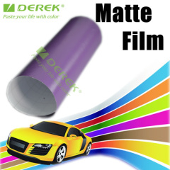 Purple Color High Flexible Matt Flat Vinyl Car Wrap