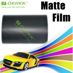 Bubbles free self adhesive matte vinyl/self adhesive matte vinyl/matte black car sticker