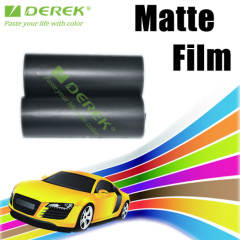 Bubbles free self adhesive matte vinyl/self adhesive matte vinyl/matte black car sticker