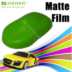 1.52M Width Green Car Matte Vinyl Film With Air Free Bubbles