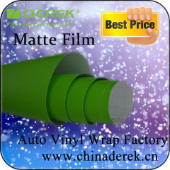 1.52M Width Green Car Matte Vinyl Film With Air Free Bubbles