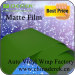 1.52M Width Green Car Matte Vinyl Film With Air Free Bubbles