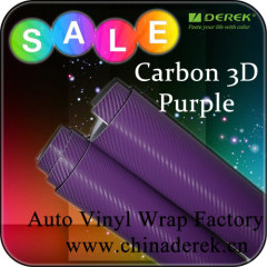 3D Carbon Fiber Vinyl for Car Wrap