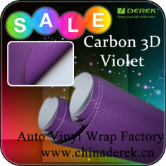 3D Carbon Fiber Vinyl for Car Wrap