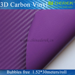 3D Carbon Fiber Vinyl for Car Wrap