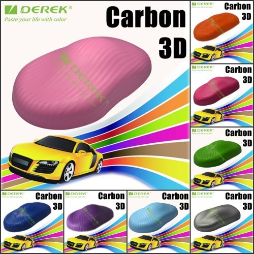 3D Carbon Fiber Car Wrapping Film Car Color Changing Film