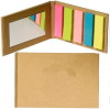 Promotional pocket sticky notes set with mirror