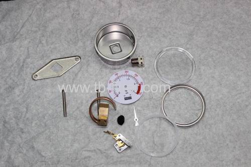 Liquid Filled Pressure Gauge With Compatible Gases And Liquids