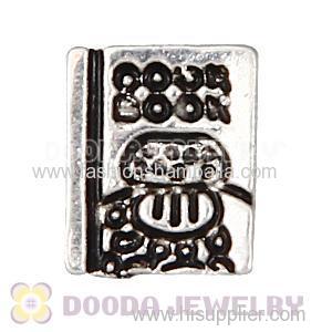 2014 hot sale Alloy COOK BOOK Floating Locket Charms Wholesale