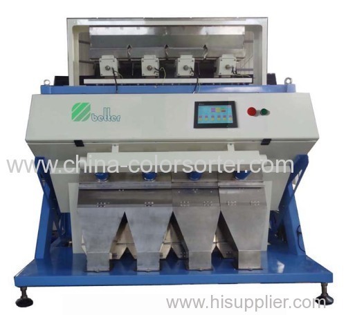 2048 pixel 4 chutes ccd color sorter machine for pine nuts