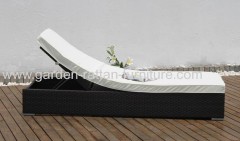 Wicker Chaise Lounge outdoor garden set