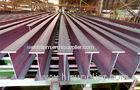 Blue / Green Galvanized Steel H Beam , H Shaped Steel Structure Column Beam AISI / ASTM SS400