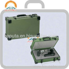 Green Aluminum Case for Double Pistols