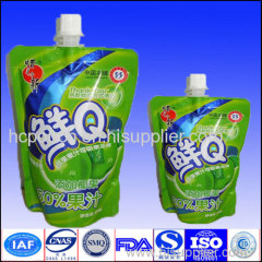 liquid detergent spout package