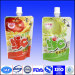 liquid detergent spout package