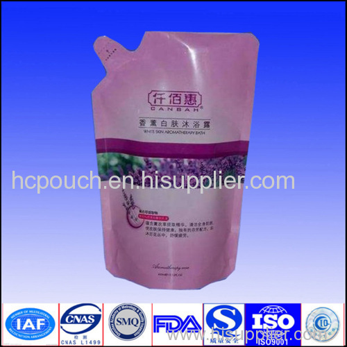 stand up plastic bag with spout