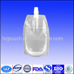 liquid bags with spout