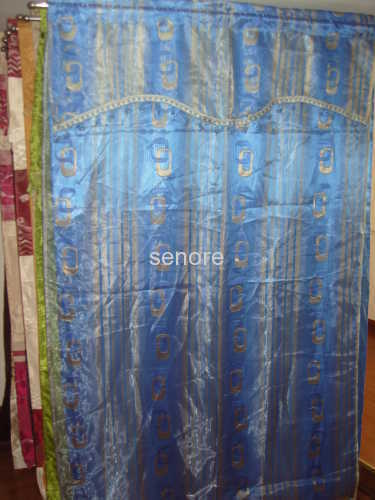 Sparry yarn carved curtain