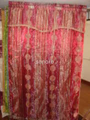 Sparry yarn carved curtain