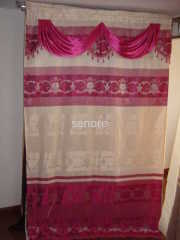 cationic stripes Jacquard complex curtain