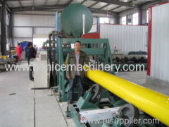 One step PU insulating pipe production line