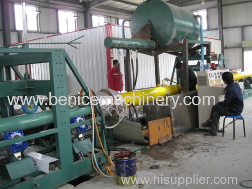 One step insulation pipe equipment