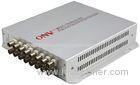 16 Channel Multimode Fiber Optic Transceiver For RS485 / RS422 Data
