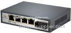 4 Port IEEE802.3af PoE Switch with 1 Fiber Optical Port PoE Pin 1236 and 4578