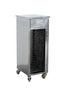 Stainless Steel Nurse Hand Cart , Medical Clinic Record Trolley