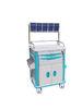 Adjustable Luxury Hospital Anesthesia Trolleys With 2 Cabinets