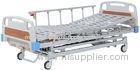 Adjustable Manual Hospital Bed With 3 Crank , Semi Fowler ICU Sickbed