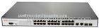 24 Port 10Mbps / 100Mbps PoE Ethernet Switch IEEE802.3af