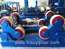 40 ton Rubber Pipe Welding Rollers / Wireless Welding Turning Rolls For Pressure Vessel