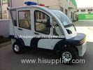 Anti Rusting Pure Electric Vehicle , Electric Patrol Car For 4 Person