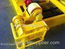 Customized 20 ton Pipe Turning Rolls 2x1.1kw Motor with PU Wheels , Yellow
