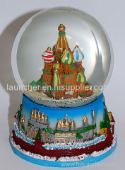 souvenir resin water globe snowglobe