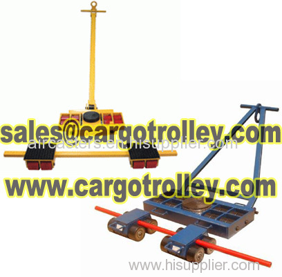 Cargo trolley applied on warehouse and storage