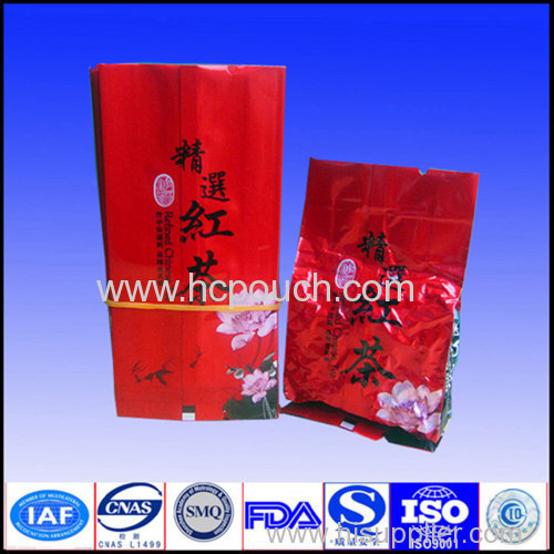 heat seal aluminum foil vacuum packing tea pouches