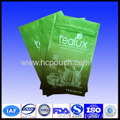 three side sealed aluminum foil packing tea pouch