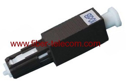 MU plastic optical fiber attenuator