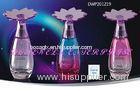 Ladies Glass Perfume Spray Bottles , Flower Shape 50ml Perfume Bottle