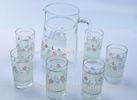 210ml 1.25l 7PC High White Drinking Glasses Set DWDS03