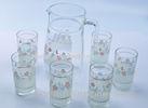 210ml 1.25l 7PC High White Drinking Glasses Set DWDS03