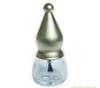6ml Vintage Round Crystal White Glass Nail Polish Bottles Transparent With ABS Cap