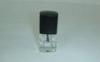 Cosmetic 6ml Square Glass Nail Polish Bottles With Crystal White Glass