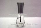 Cosmetic 8ml Round Glass Nail Polish Bottles With Custom Color