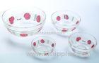 Home Decorative Glass Bowls Individual Glass Salad Bowls