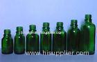 Green 10ml 15ml Glass Essential Oil Bottles With Dropper