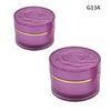 Rose Cylindrical Plastic Cosmetic Jar 50g With Sprayed Inside